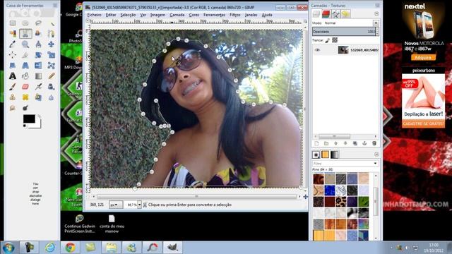 como fazer montagem em foto pelo Gimp 2.8 2013 смотреть онлайн
