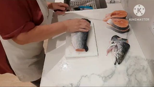 КАК Я РАЗДЕЛЫВАЮ ЛОСОСЯ) #andalucia #marbella #влог #рыба смотреть онлайн