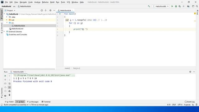 05 Range | Kotlin Tutorial in Hindi смотреть онлайн