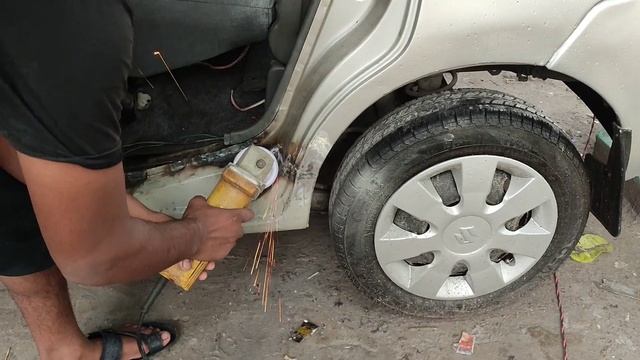 Old Wagon R Running Pannel Change | #carrestoration | lucknow смотреть онлайн