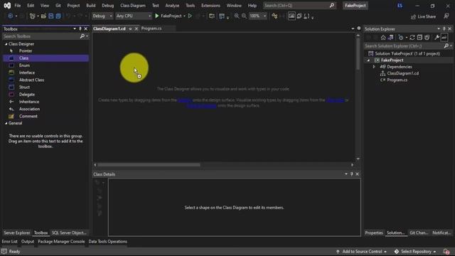 How to Add Class ( Diagram || Designer ) for Visual Studio 2017 - 2019 - 2022 смотреть онлайн