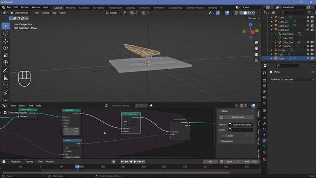 Satisfying Light Contraption Loop Using Simulation Nodes - Blender Tutorial смотреть онлайн