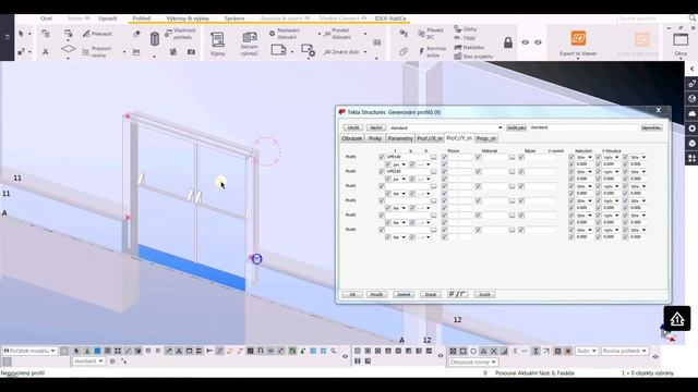 Tekla Structures - door frame easy смотреть онлайн