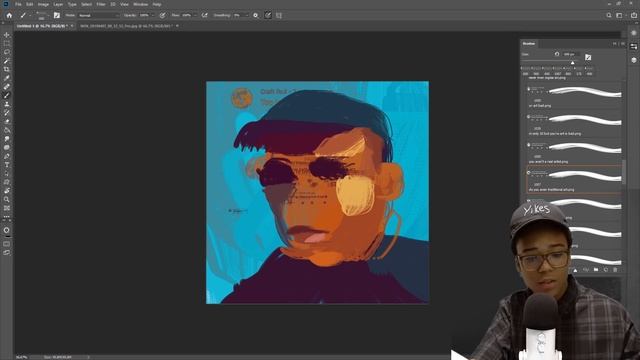 painting myself using hate comments as photoshop brushes смотреть онлайн