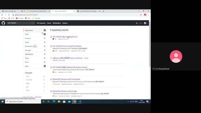 DSC RNGPIT Workshop on Git and GitHub Fundamentals-Day 2 смотреть онлайн