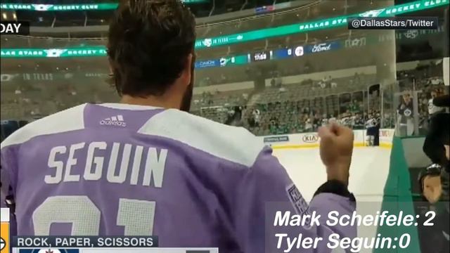 Mark Scheifele vs Tyler Seguin - Rock Paper Scissors смотреть онлайн