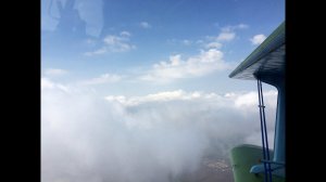 Полёт на Ан-2 (запуск двигателя, отрыв, прыжки, посадка)