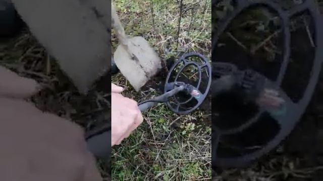 Взяли на пробу металоискатель и Нашли дорогую монету смотреть онлайн