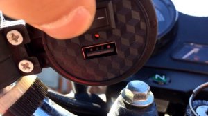 Как установить USB зарядку на мотоцикл