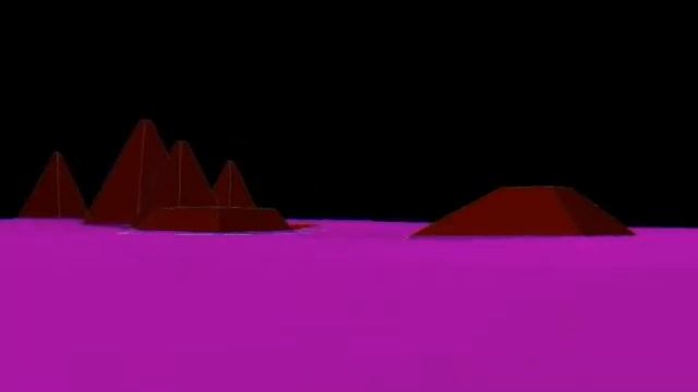 Gebel Barkal AutoCAD model - 3rd version (monochrome magenta) смотреть онлайн