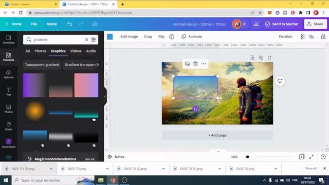 Fade an Image To Any Color Background With Canva смотреть онлайн