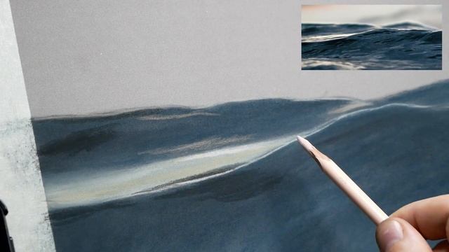 SEASCAPE Drawing Process! Soft Pastels смотреть онлайн