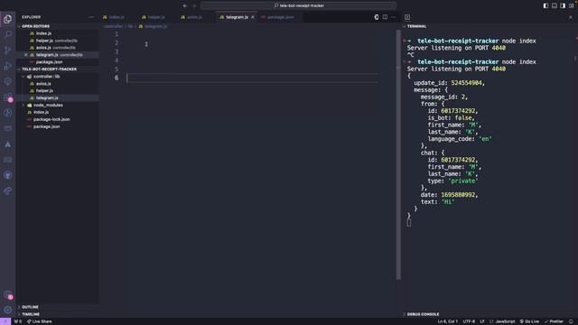 Master Telegram Bot Development using Node JS: Step-by-Step Tutorial смотреть онлайн