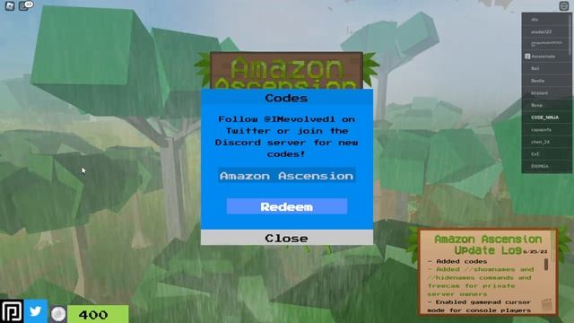*NEW* ALL WORKING CODES FOR Amazon Ascension IN JUNE 2023! ROBLOX Amazon Ascension CODES смотреть онлайн
