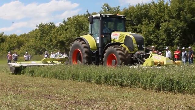 Навесная косилка бабочка от компании Claas смотреть онлайн