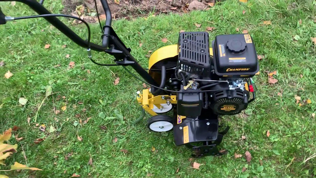 Мотокультиватор Champion BC4311. Обзор, распаковка, устройство, сборка, первый запуск. смотреть онлайн