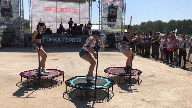 Новосибирск презентация нового направления в фитнесе Джампинг. Скай Джампинг. смотреть онлайн