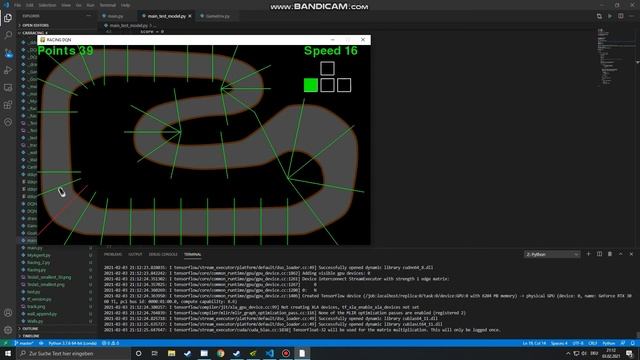 Creating a Self Driving Car using Reinforcement Learning - Deep Q-Network (DQN) in Python смотреть онлайн