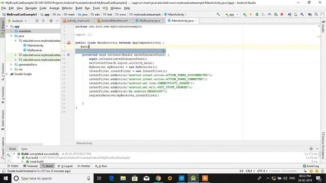 Custom Broadcast Receiver Android | Dr Vipin Classes смотреть онлайн