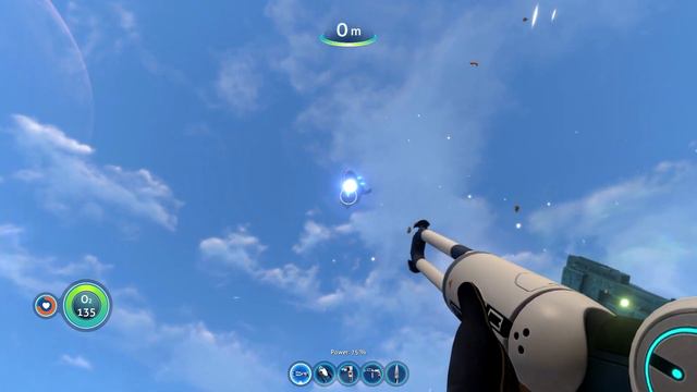 SHOOTING A STASIS RIFLE AT THE SUNBEAM - SUBNAUTICA смотреть онлайн