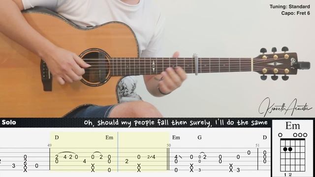 I See Fire - Ed Sheeran | Fingerstyle Guitar | TAB + Chords + Lyrics