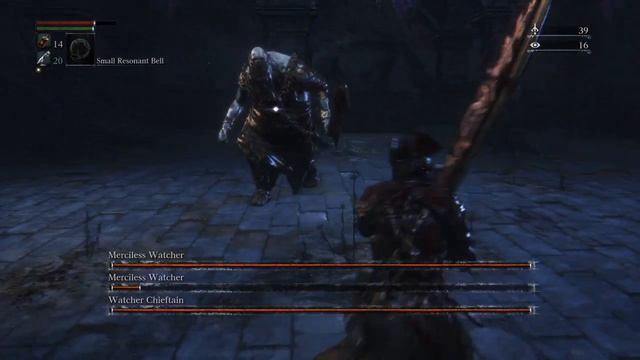 Bloodborne Merciless Watchers Fight смотреть онлайн