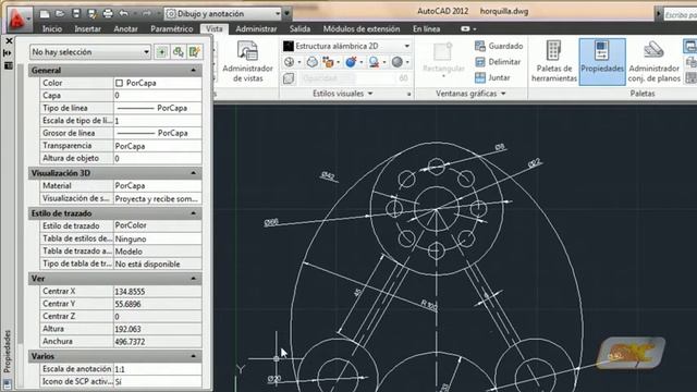 7.0 Propiedades de objetos (Curso Autocad 2012, www.guiasinmediatas.com) смотреть онлайн
