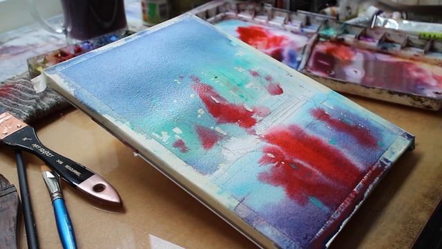 How to Paint a Watercolor Seascape смотреть онлайн