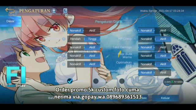 Neww!! Update Script Background Mobile Legends Anime - Tonikaku Kawaii смотреть онлайн