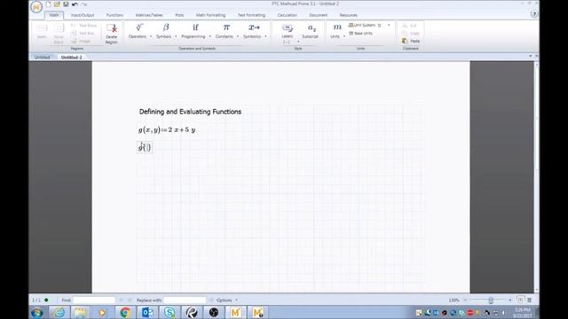 Define Algebraic Functions | Mathcad Tutorial смотреть онлайн