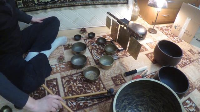 Поющие чаши. Духовная аналитика 3. Тибетские чаши. Медитация. Звукотерапия. Singing Bowl смотреть онлайн