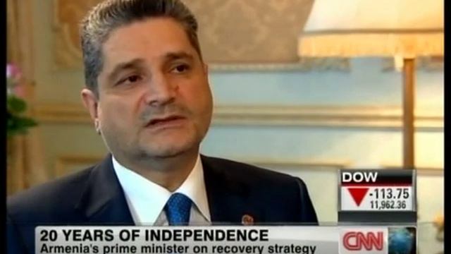 Tigran Sargsyan gives an interview to CNN 15.06.2011 смотреть онлайн