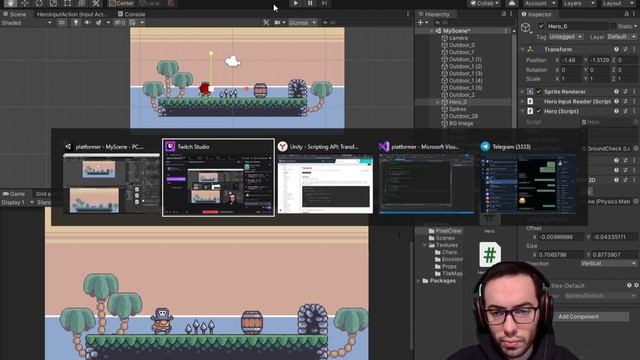 2D игра на Unity смотреть онлайн