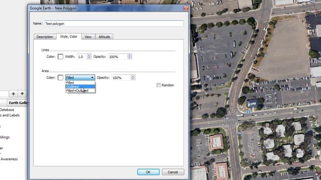 How to draw a polygon in Google Earth смотреть онлайн
