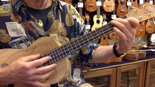 "Something Stupid" on Oscar Schmidt Spalted Maple Baritone #3392 @ Ukulele Mania, Tokyo смотреть онлайн