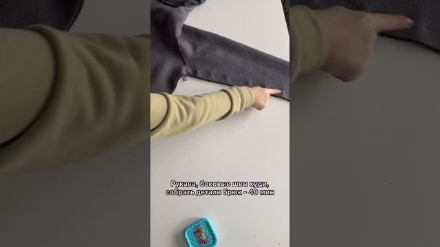 Сколько времени нужно, чтобы сшить костюм худи+брюки? Пишите в комментариях свои варианты смотреть онлайн