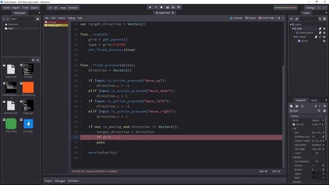 Make the Player Move on a Grid in Godot: Grid-based Movement 4/4 смотреть онлайн