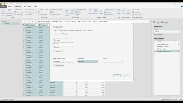 Power Query Get the Weighted Average Unit Cost with Multiple Grouping смотреть онлайн