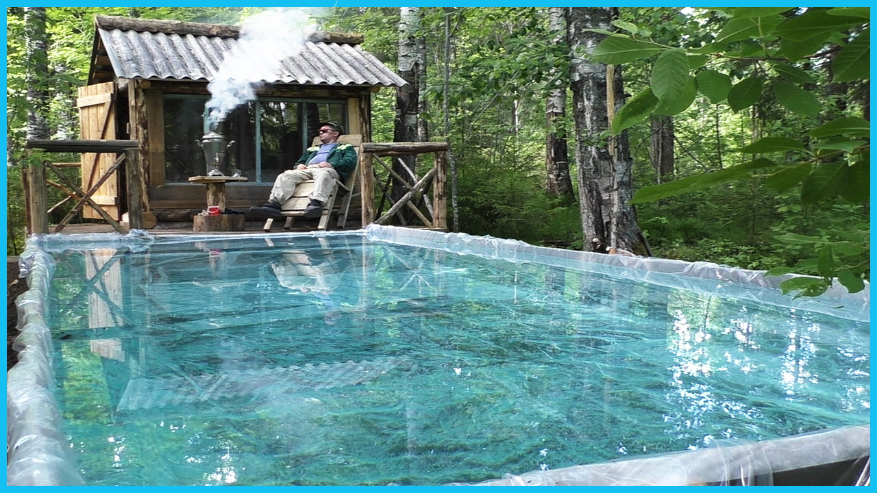 Построил бассейн в лесу!.mp4 смотреть онлайн