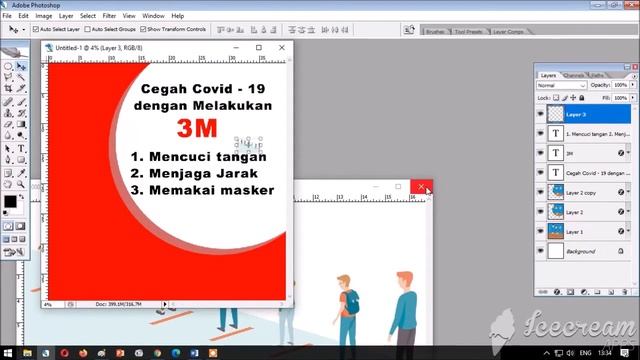 Video Tutorial membuat Poster menggunakan aplikasi Photoshop cs 2 смотреть онлайн