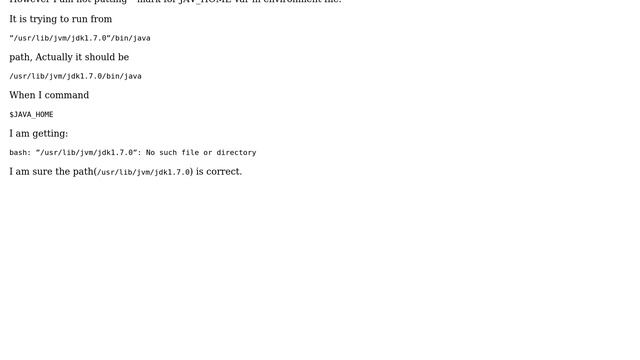Ubuntu: JAVA_HOME is not defined correctly смотреть онлайн