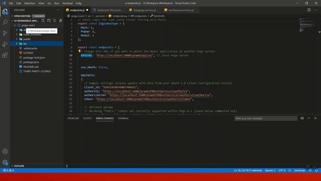 Pega react application смотреть онлайн