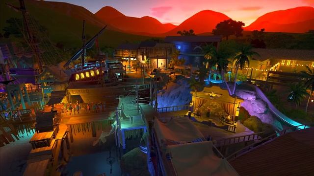 Top 10 parks of 2021 - Planet Coaster смотреть онлайн