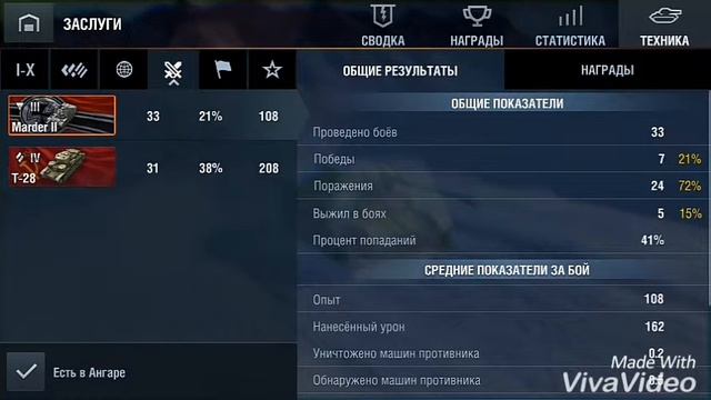 Моя статистика в WOT Blitz смотреть онлайн