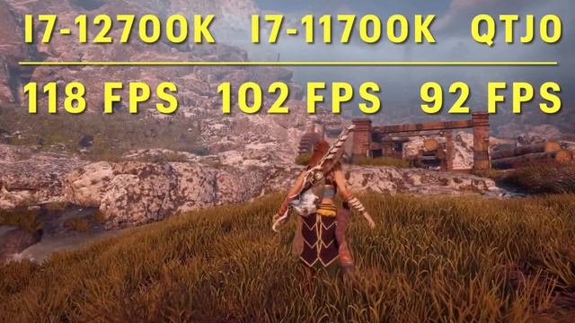Intel i7-12700k vs i7-11700k vs QTJ0 1080p ultra settings смотреть онлайн