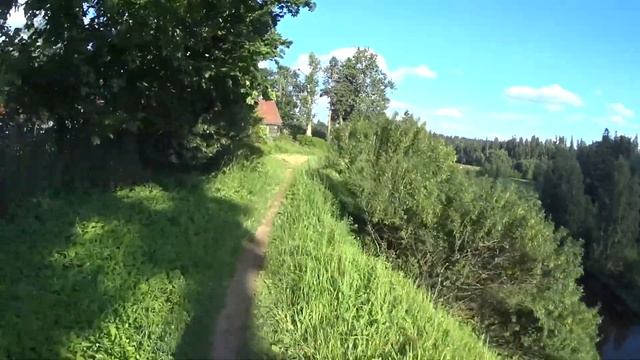 Живописные берега Оредежа в Сиверском смотреть онлайн