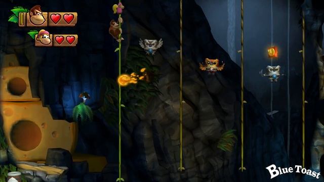 Donkey Kong Tropical Freeze: 2-A Crumble Cavern 100% Guide смотреть онлайн