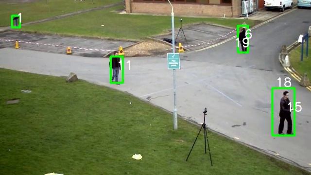 peopleTracker (Hungarian Algorithm) смотреть онлайн