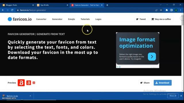 How to add and change favicon in blogger/blogspot || How to create favicon for website смотреть онлайн