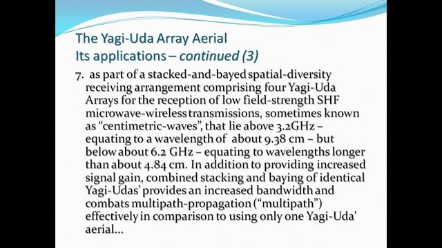 Theory & Design of the Yagi-Uda Array Aerial [II][L][5].wmv смотреть онлайн